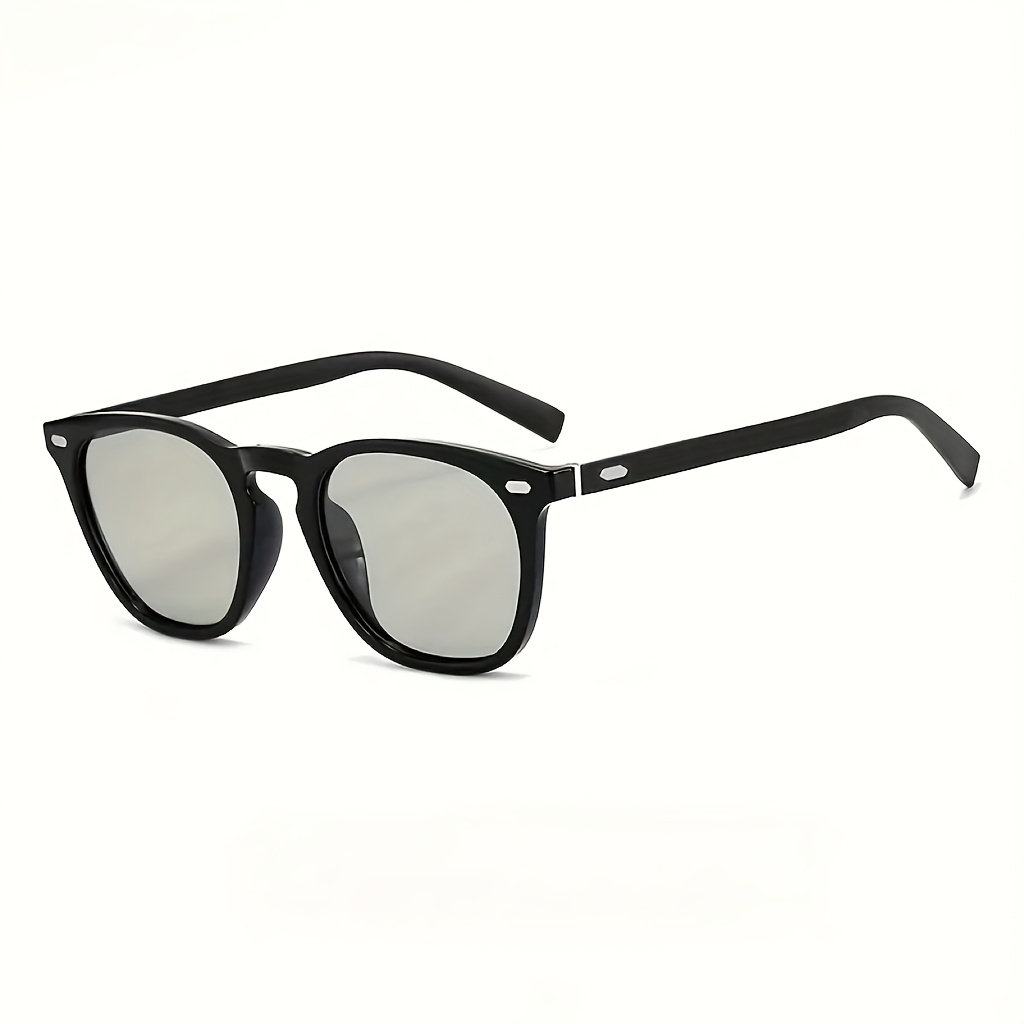 TEMU Unisex Fashion Glasses With Polarized Lenses, Protection, Clear Lenses, Lightweight Design For Summer Travel, Outdoor Activities, Driving, And