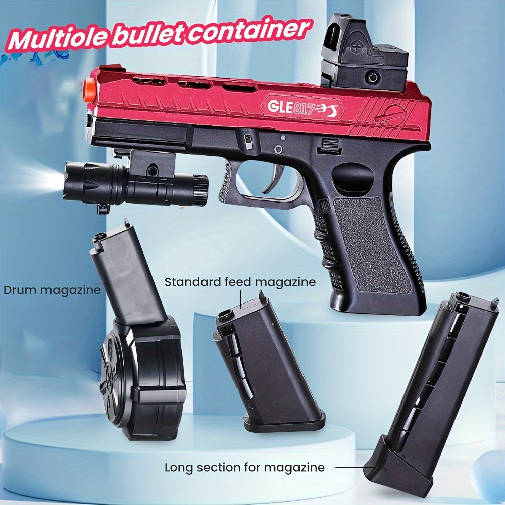 Gel Blasting Toy Gun Series, Electrical And Manual Gel Blasting, Various Styles, High -performance Gel Shells, Manual And Automatic Dual Mode, Suitable for Festival Gifts, No Bullets