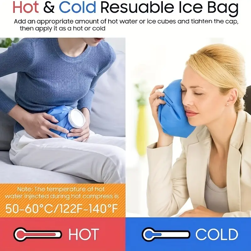 2 packs ice bags reusable ice packs 11 6 cold compress waterproof ice to carry and multiple uses without battery Product details 9