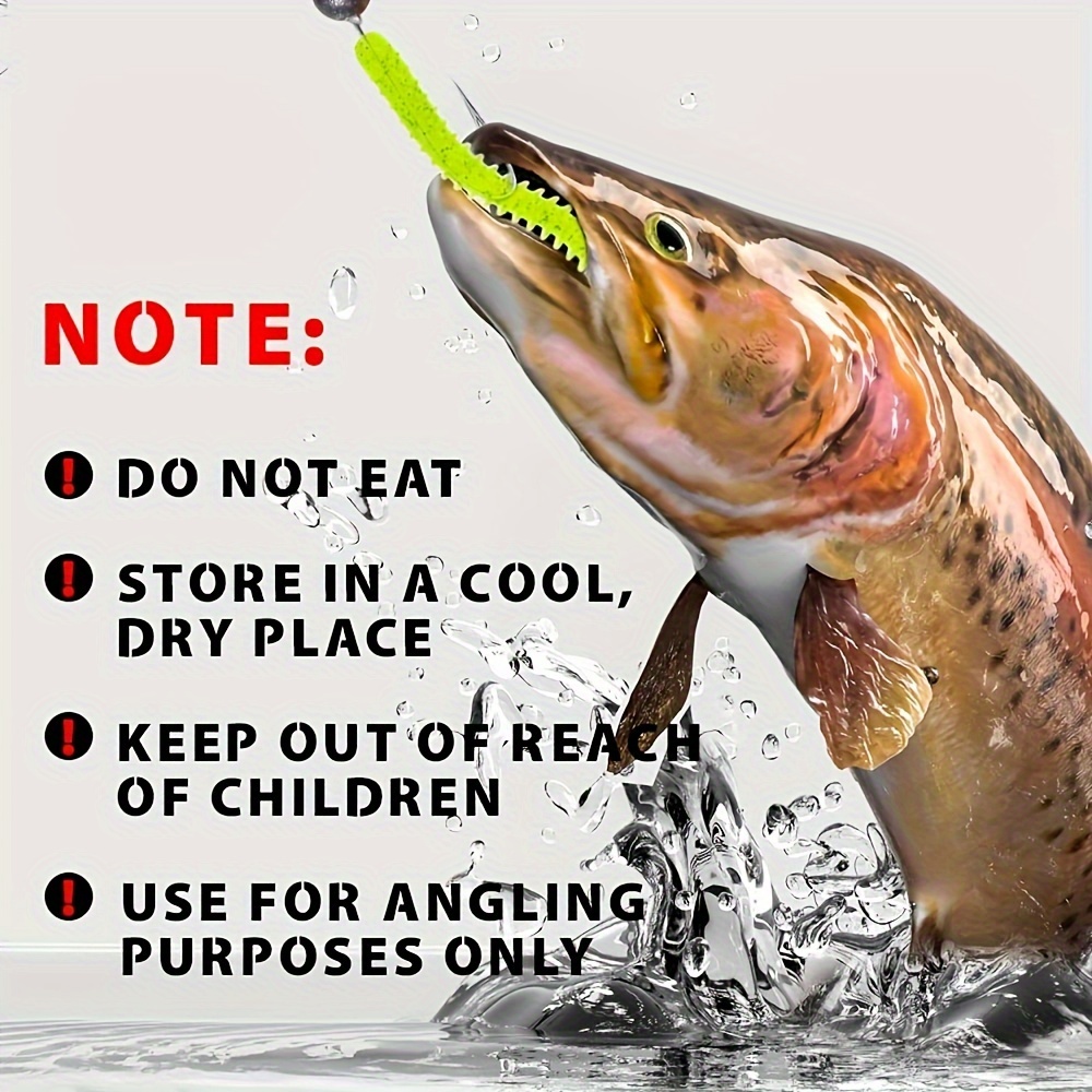 50pcs 5 6 Bionic Swimbaits Soft Lure Trout Crappie Bass Fishing