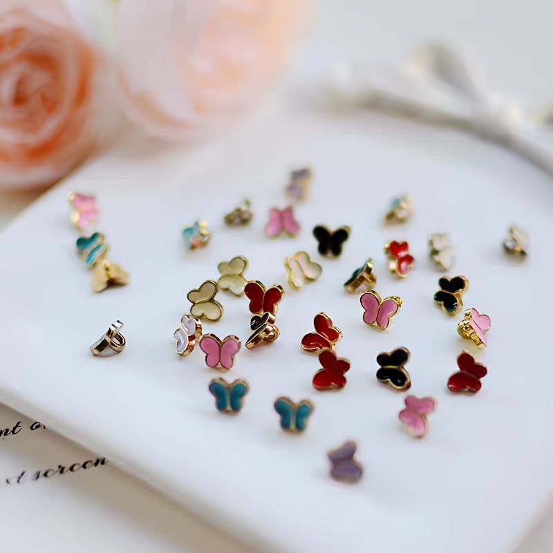 A Set Of 25 Tiny 6mm Buttons, Perfect For 6-point Dolls And Handmade Doll Clothing