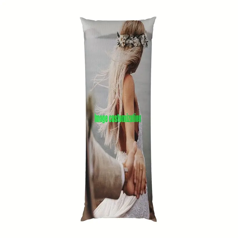 1pc customizable pillowcase 20 0x54 0in scandinavian style dual sided print with romantic couple breathable fabric with invisible zipper machine washable for bed sofa home decor insert not included Product details 0