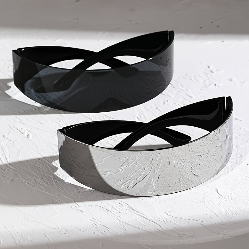 

Y2k Futuristic Fashion Glasses For Women Men Anti Glare Sun Shades Glasses For Driving Beach Travel
