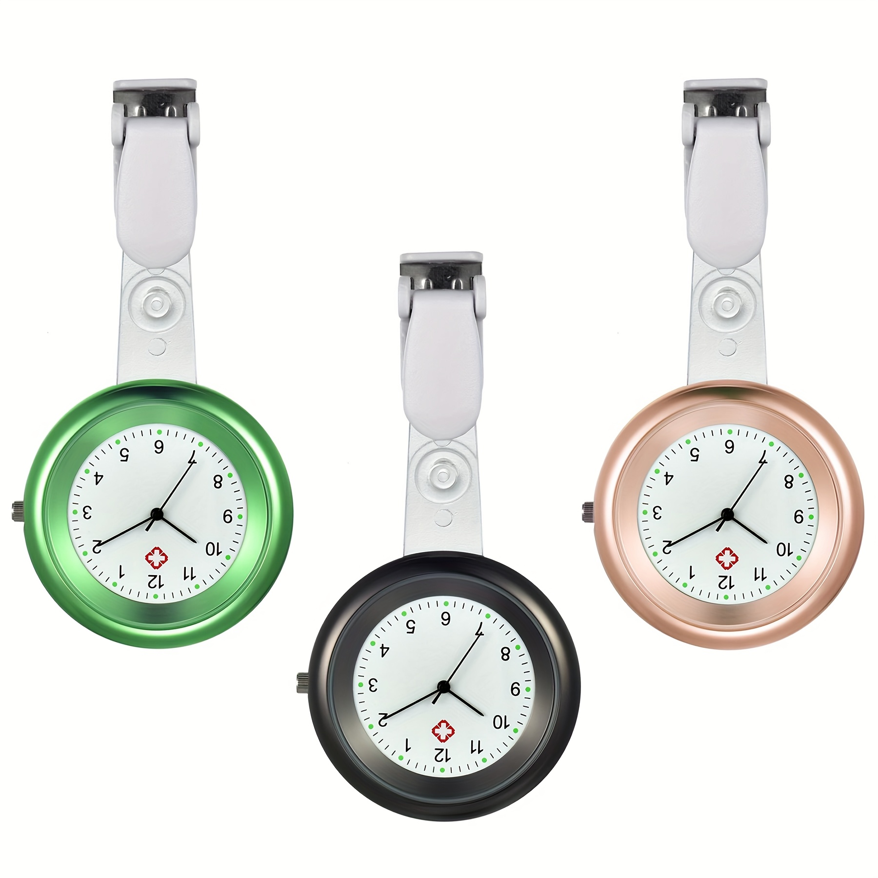 women's -the-dark nurse watch with mechanical movement, second