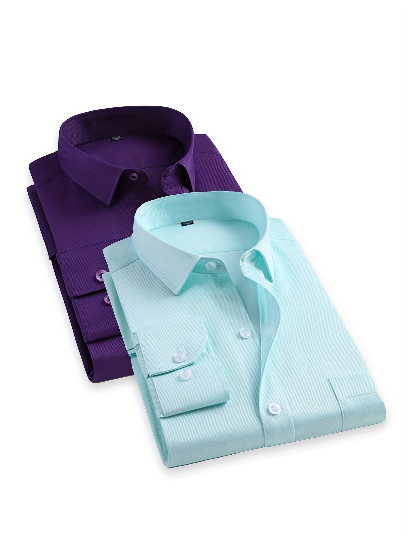 green emerald velvet dress Athletic Fit Dress Shirt in Mid Blue