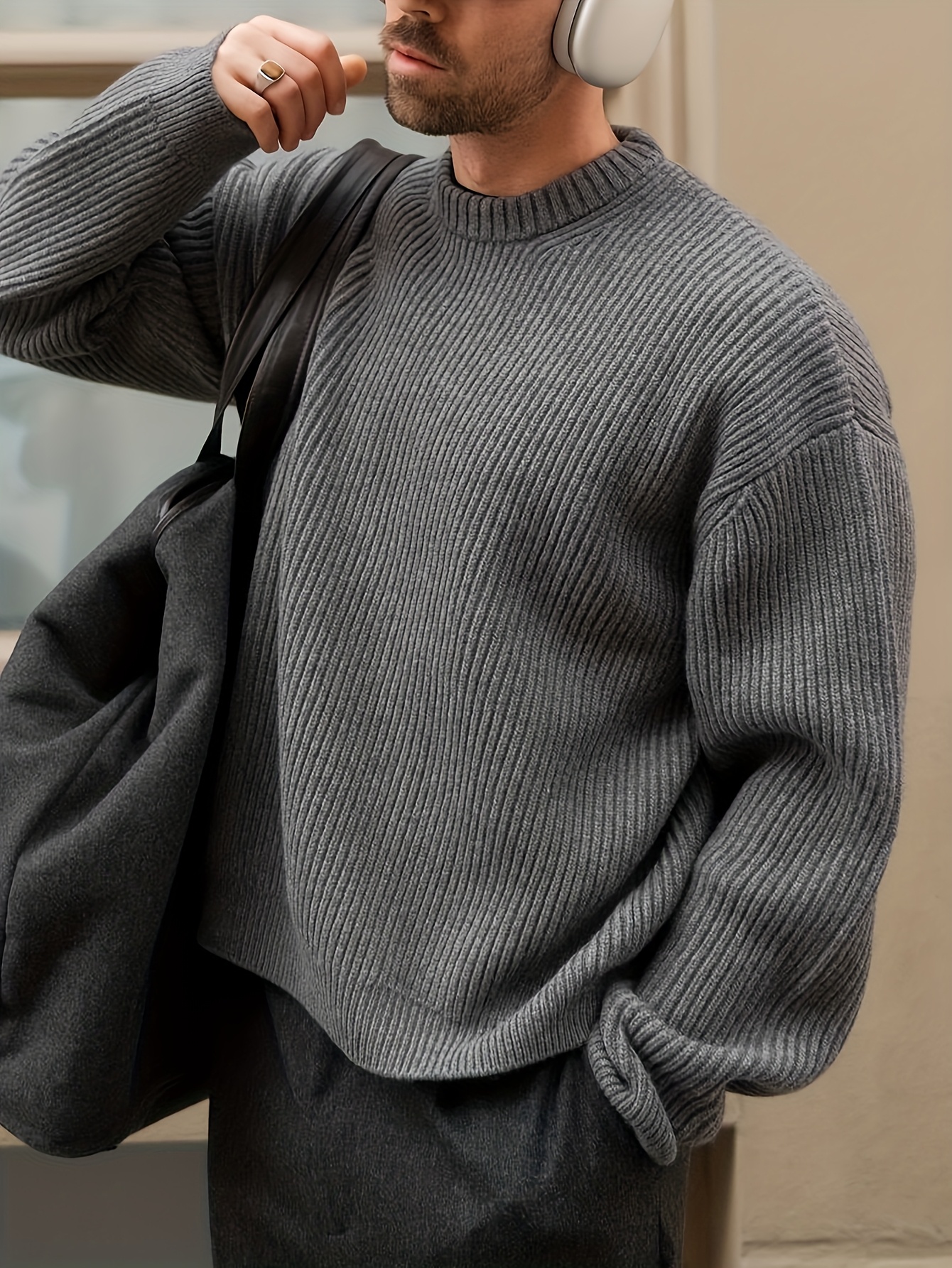 ☆YALE☆ COMFORT COOL ROUND KNIT WARM GRAY YEM1KT109AWG Cooling Series