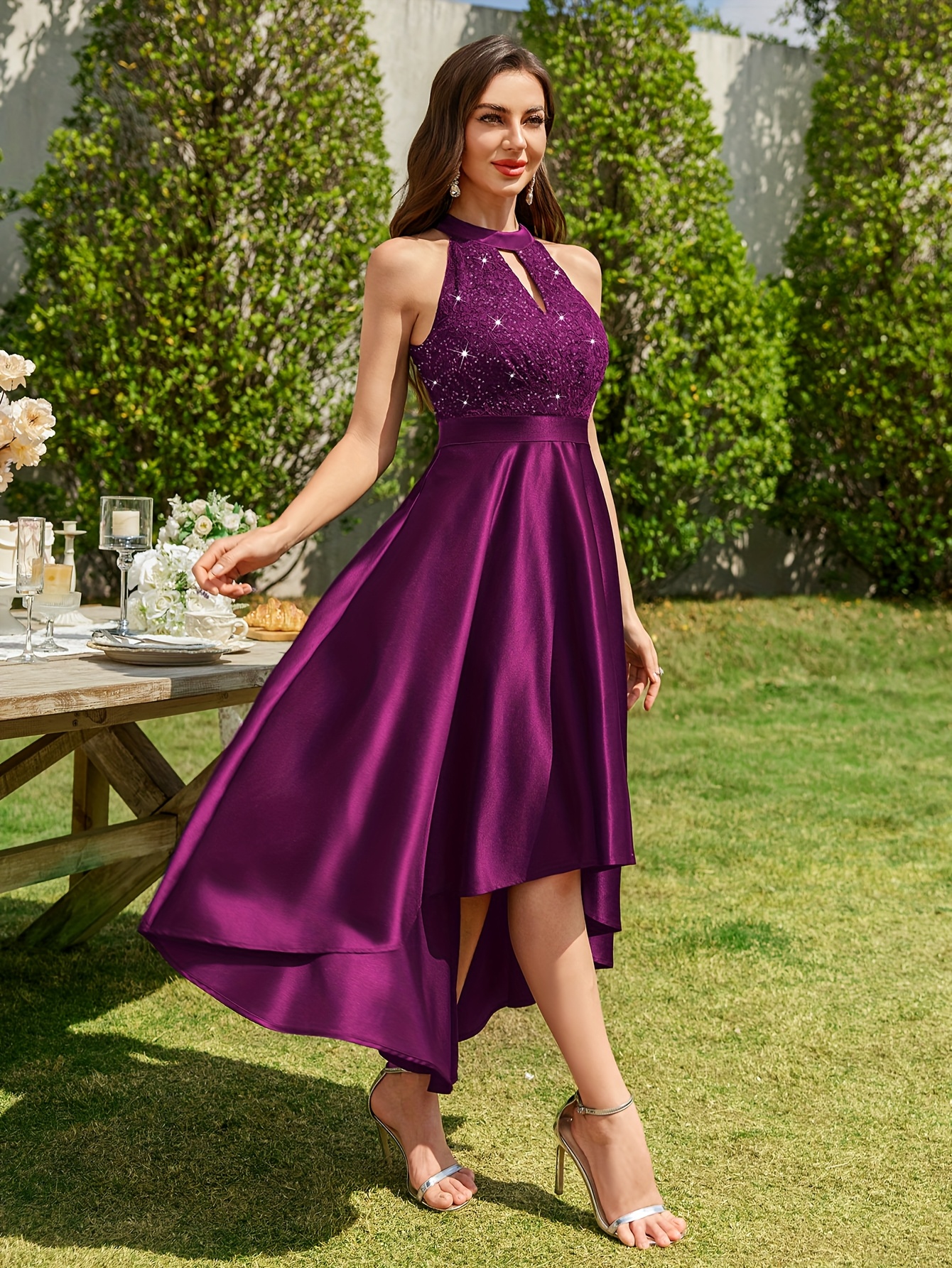 womens elegant formal gown wedding party dress Temu Denmark