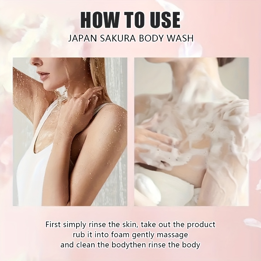 yanyutong body wash 200ml 6 7fl long lasting sakura scent moisturizing shower gel suitable for   types free with floral fragrance Product details 1