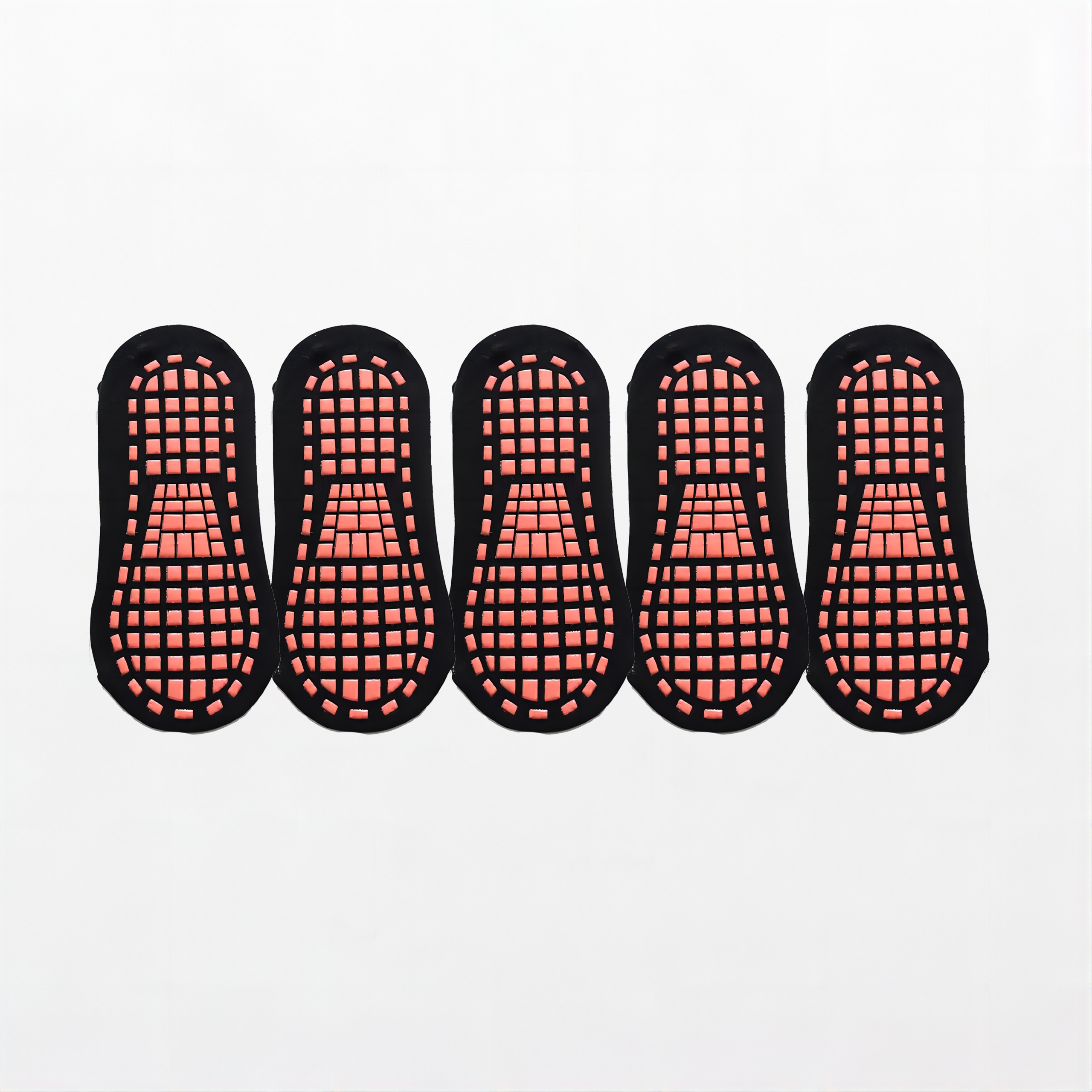 Image of 5 Pairs Of Non-slip Floor Socks, Breathable Socks For Parents And Kids, Elastic Sports Socks For Boys And Girls For Outdoor Activities