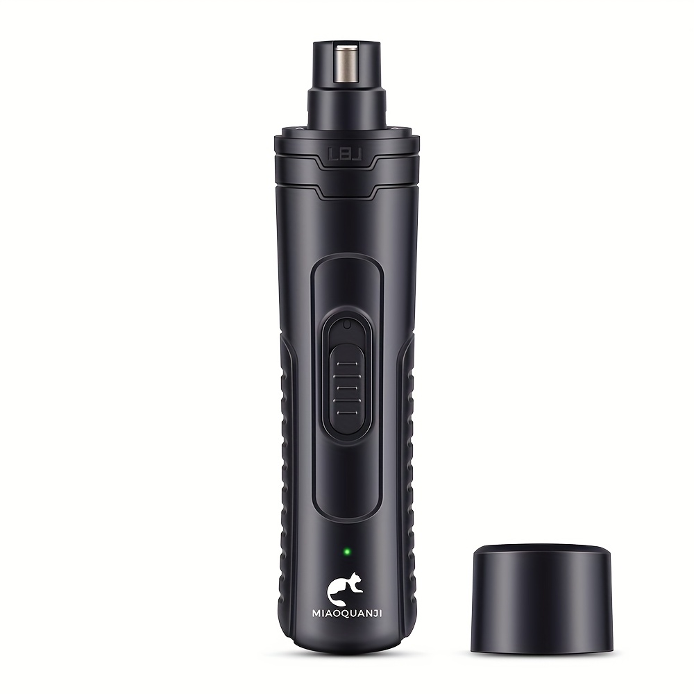 TEMU Dog Nail Grinder Quiet 2-speed Pet Nail Grinder With 3 Led Lights Rechargeable Electric Dog Nail Trimmer For Large And Small Dogs/cats And Small Animals Safe