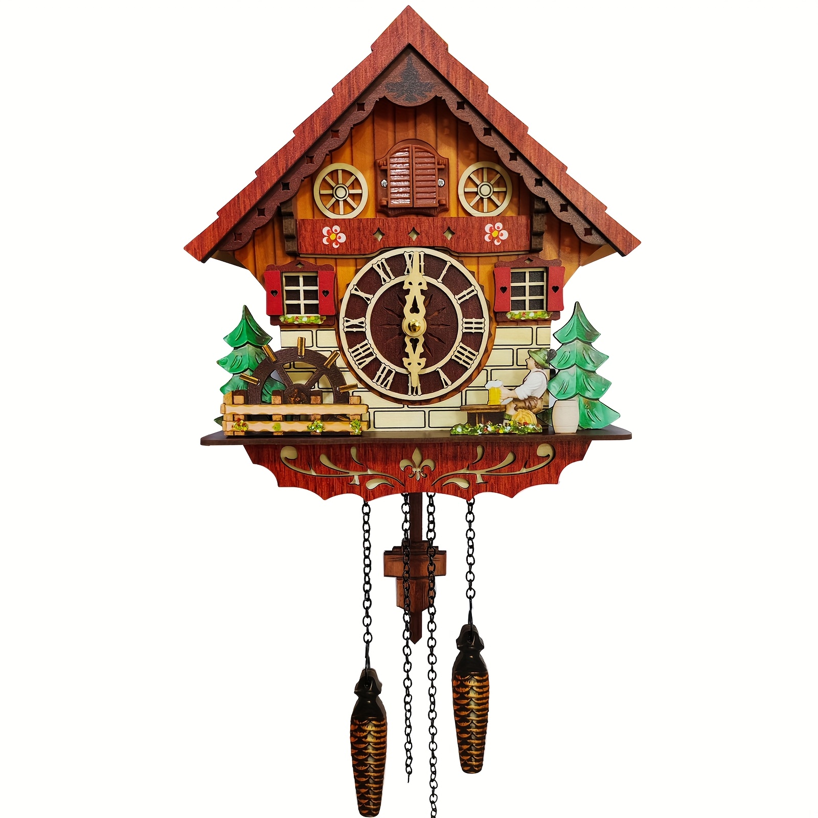 TEMU Clock With Bird / Clocks For Wall
