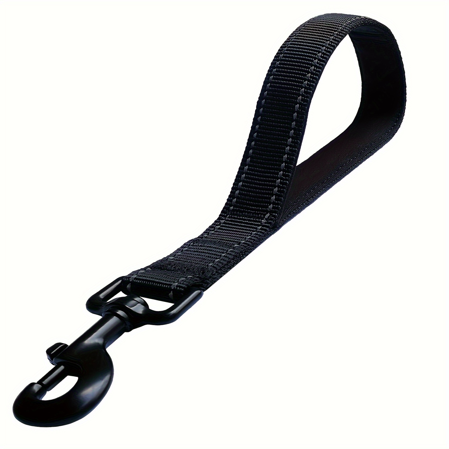 12" Heavy-duty Reflective Nylon Dog Leash With Comfortable Padded Handle - Ideal For Training & Control, Large & Medium Breeds