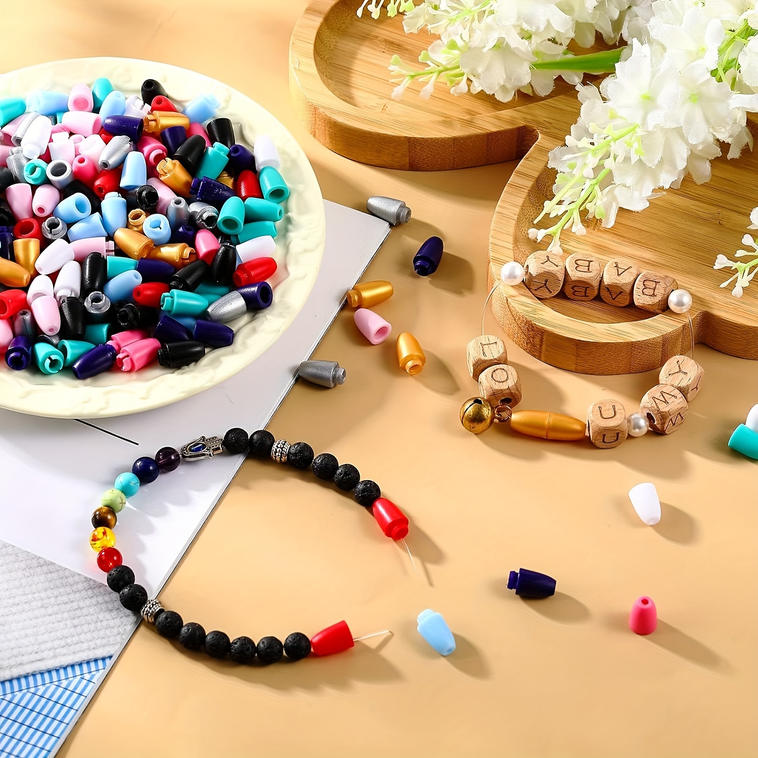 plastic jewelry clasps 50 pcs multicolor snap lock Temu