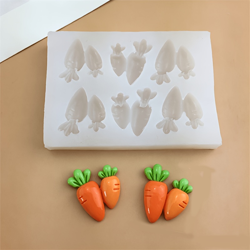 TEMU Multi-dog Jumpsuit Shaped Silicone Mold, Clear Stem And Leaf Texture Easy Demolding Resin Mold, Spring Decoration Mold