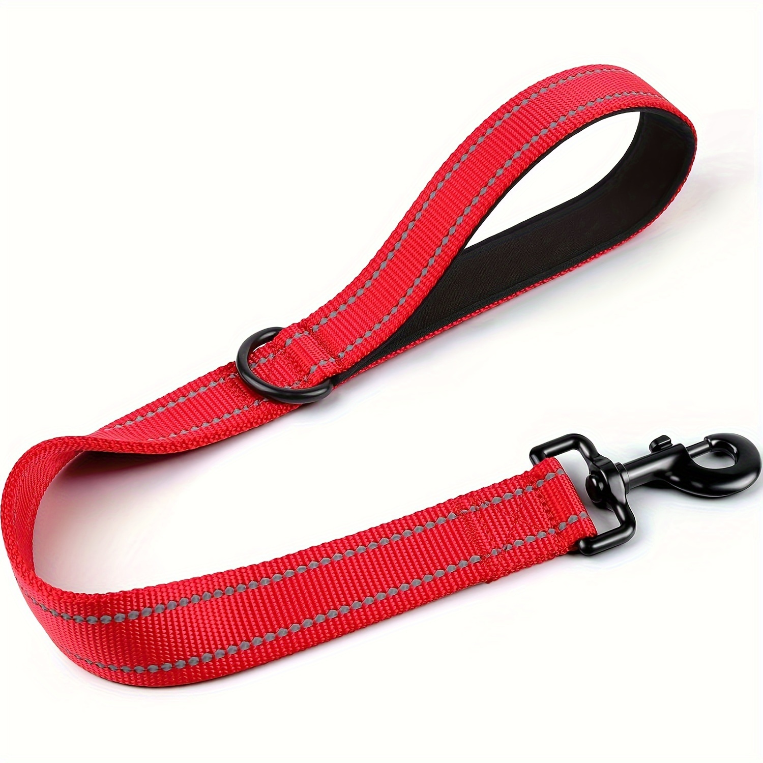 heavy duty short dog leash padded handle reflective - Temu