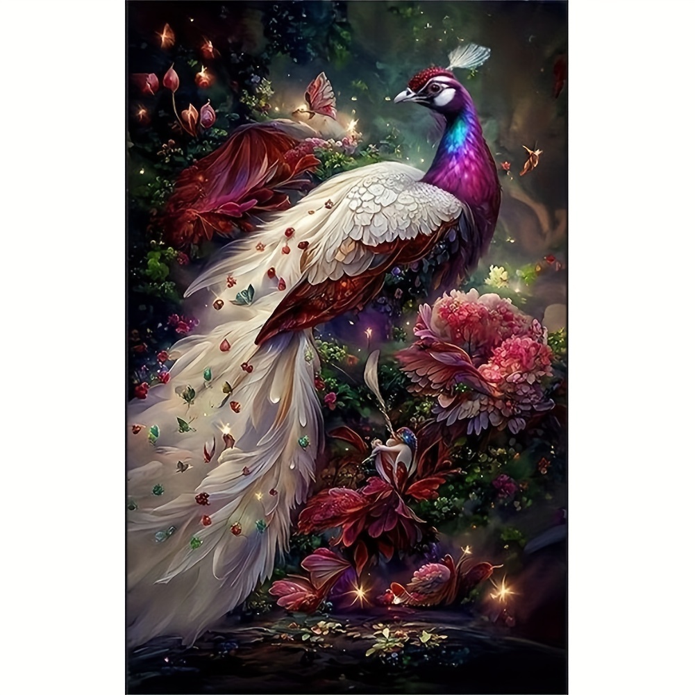 

5d Diamond Painting Set Peacock Pattern Suitable For Adults Or Beginners Diy Full Diamond Embroidery Painting Diy Dot Diamond Painting Cross Stitch Art Craft Home Wall Decoration