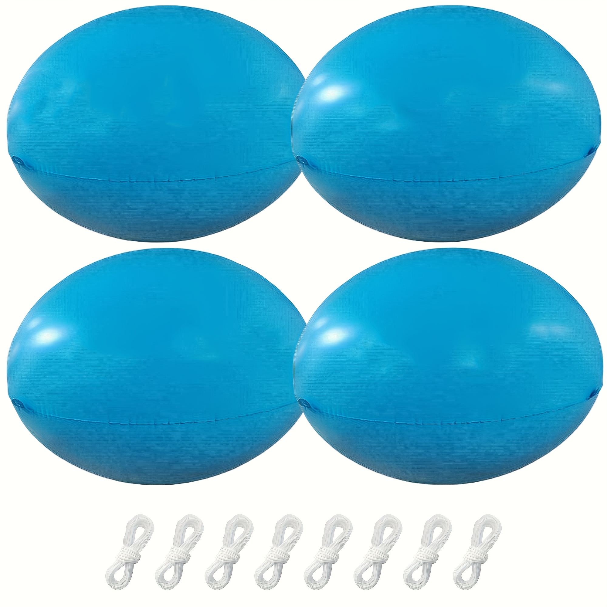 Durable 4x4ft Inflatable Pool Air Pillow With 8ft Rope - Freeze Protection For Above Ground Pools, Cold-resistant Pvc Material, Essential Pool Closing Kit Accessory
