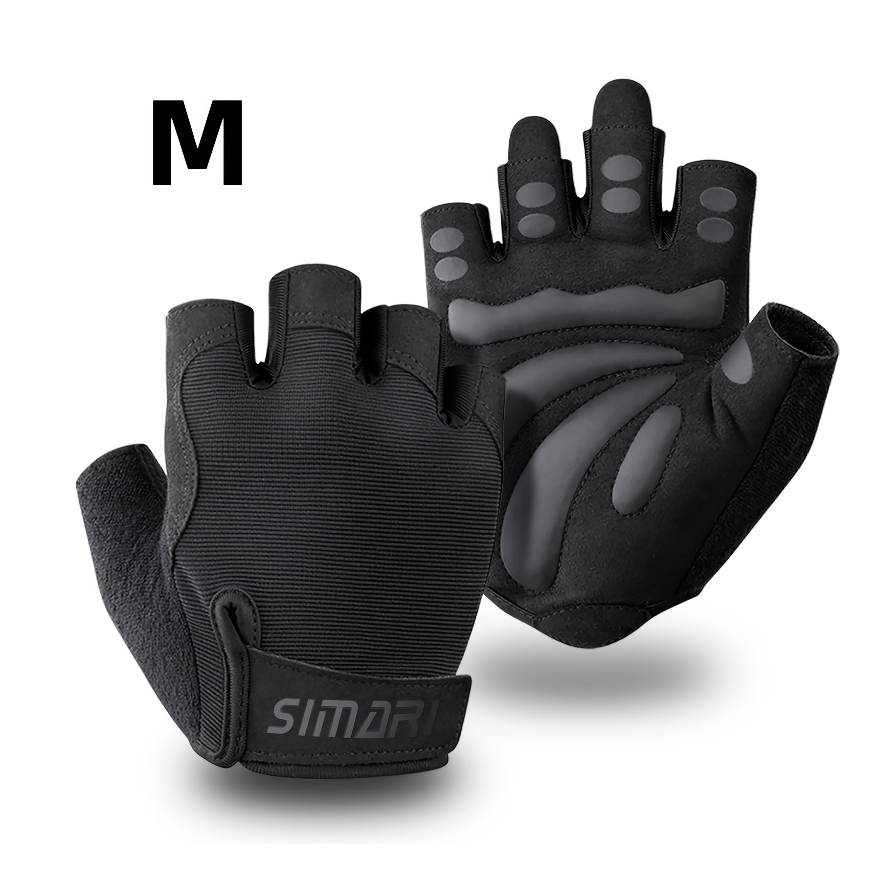 E-shop 1 Paar Fitnesshandschuhe mit Handgelenkband und vollständiger Handflächenabdeckung, für Training, Hängen, Klimmzüge, Gewichtheben, geeignet für