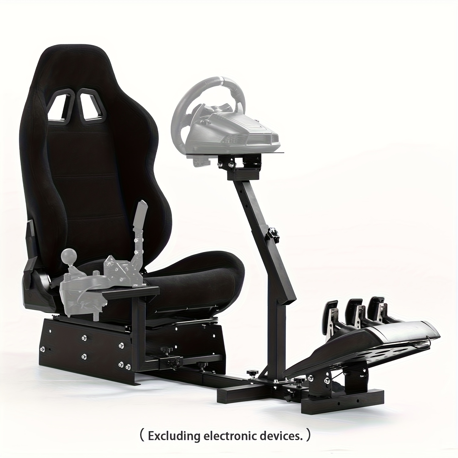 G29 Racing Simulator Cockpit With Black Seat - Heavy-duty Adjustable Gaming Chair, Multi-level Adjustment For /, T300rs/csl-dd, - Compatible With Pc/ps/ One/ps4/ps5 - Sturdy Construction