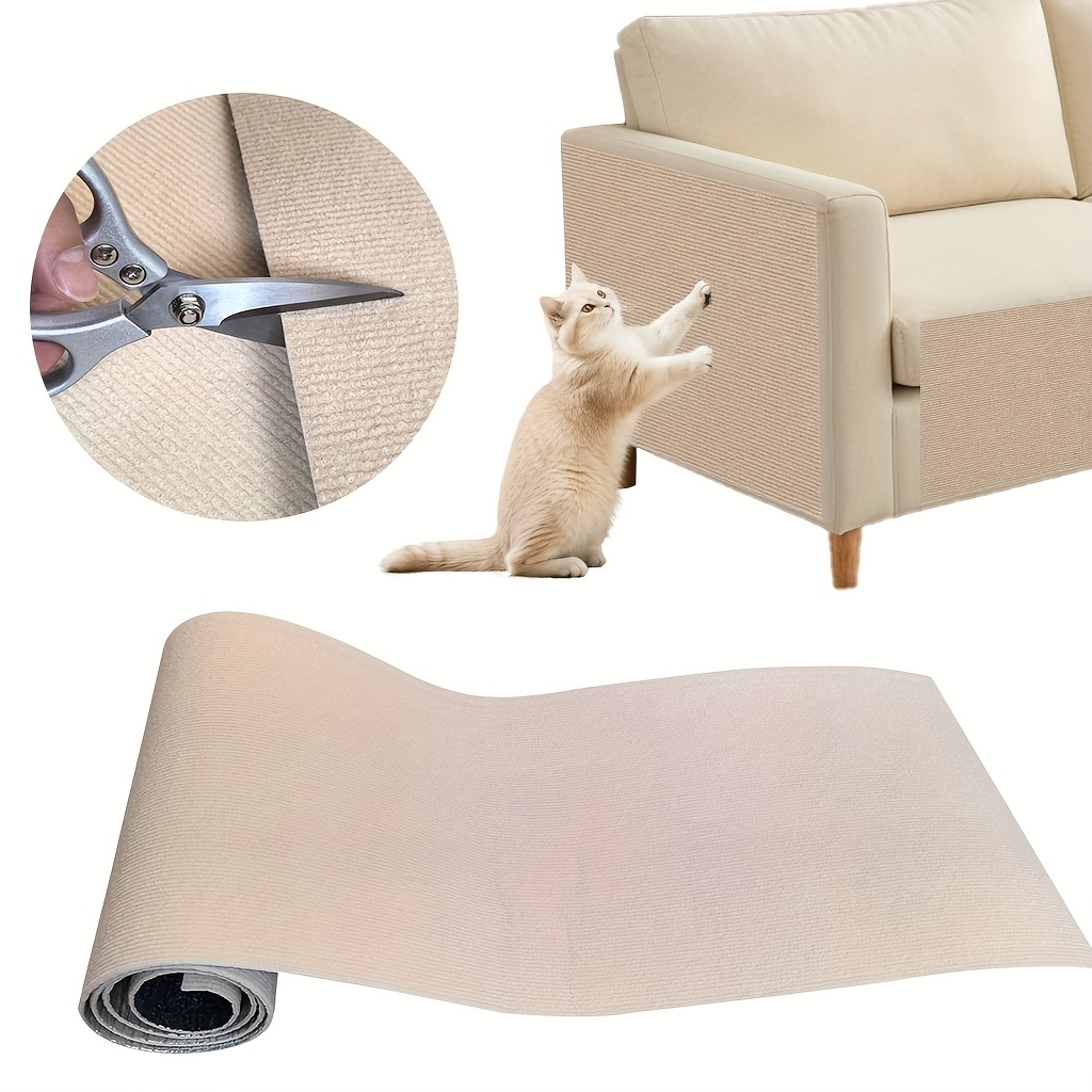 TEMU Rascadores para Gatos para Interiores Alfombra Rascadora Autoadhesiva de Fieltro Resistente a los Arañazos para Paredes y Muebles Material de