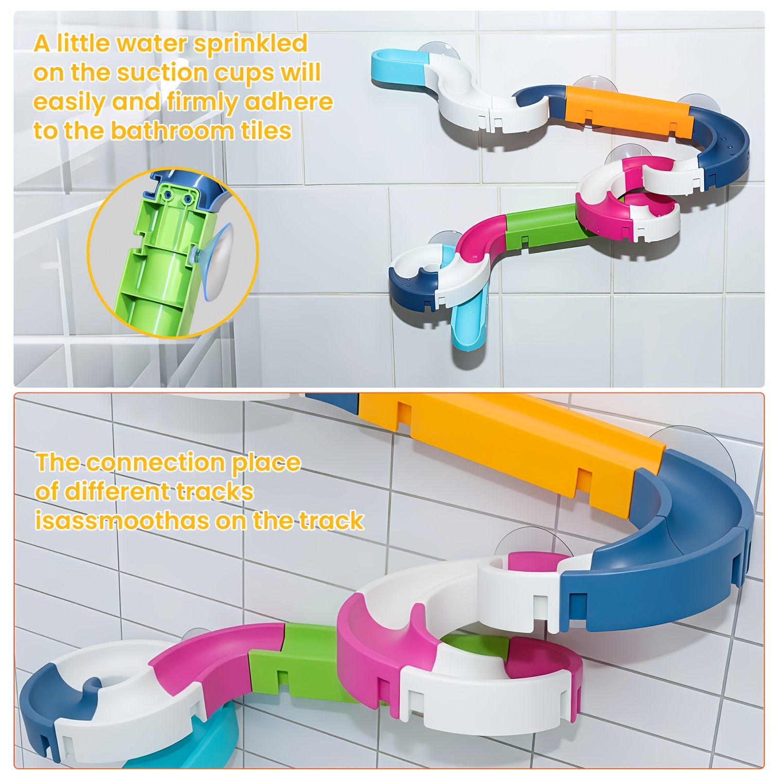 DIY Water Play Toy Set with Slide & Spinning Fish