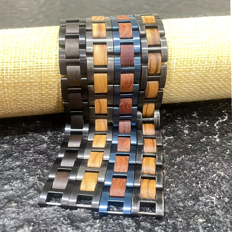 Men's Wooden Bracelet, Anniversary Gift for Him