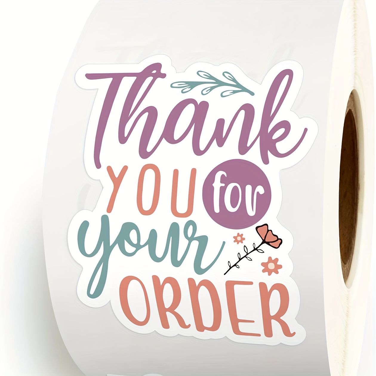 

500pcs Thank You For Your Order Stickers, Handmade Stickers, Stickers, Boutique Packaging Stickers, Purchase Stickers Roll