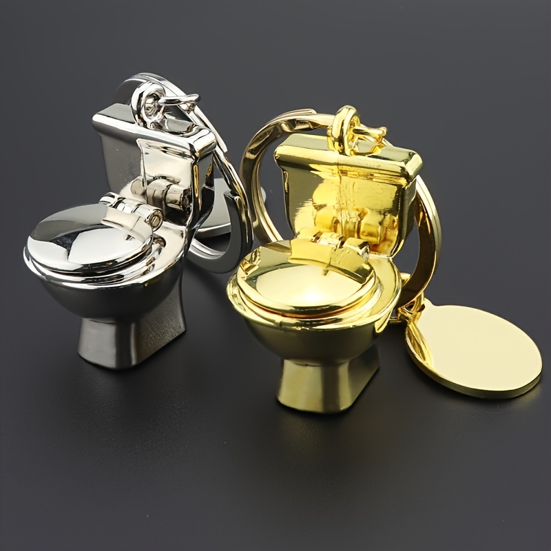 

Men's Customized Mini Personalized Toilet Keychain Pendant, Personalized Products, 1pc