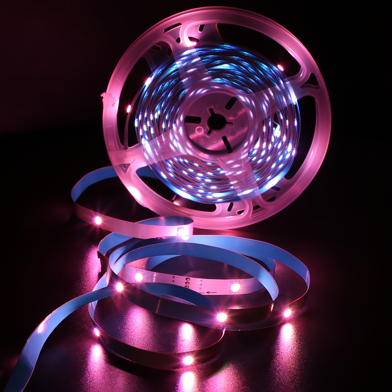 LE RGB Streifen 150 Stück 5050 LEDs 5 Strip Dibar Led Lichtband Bunt