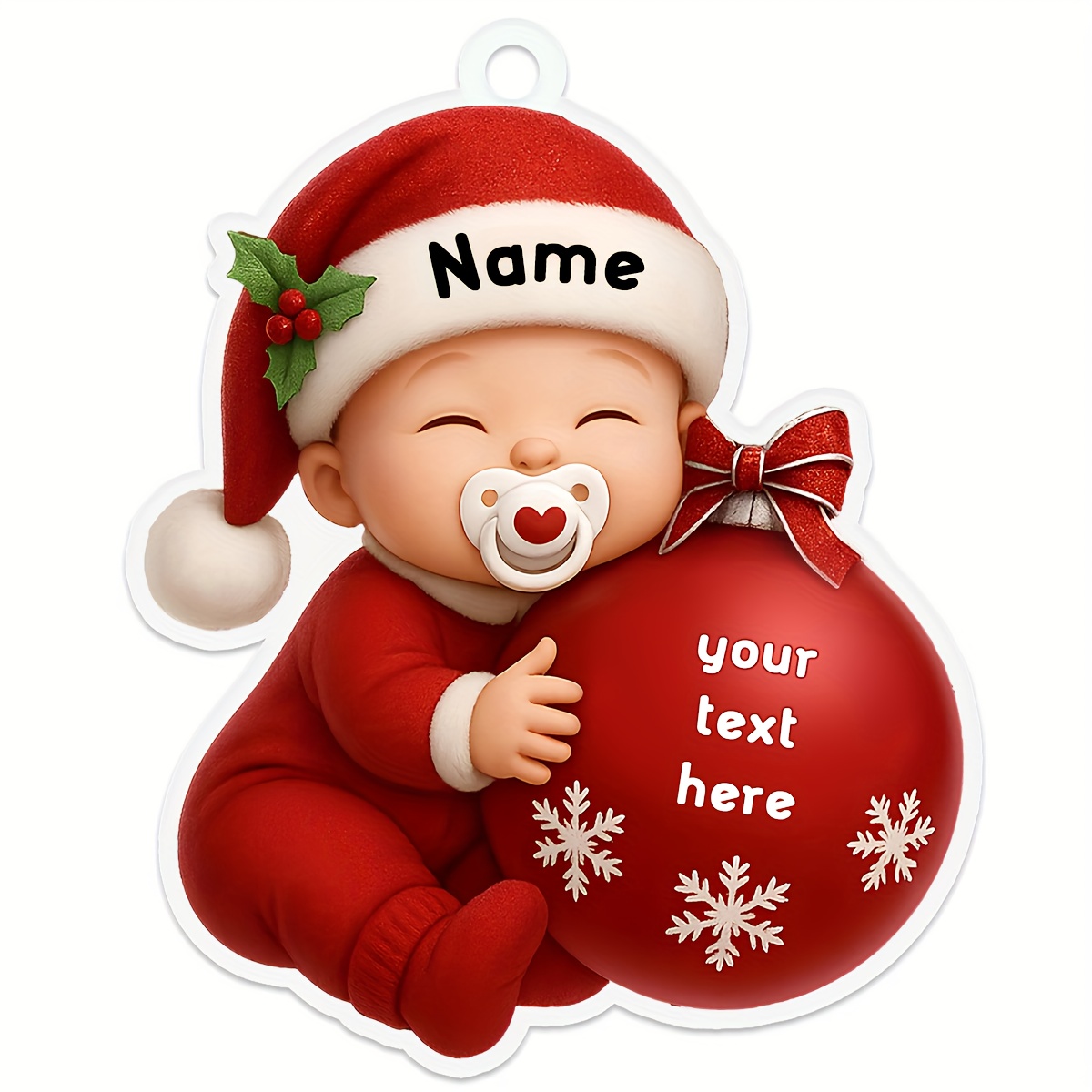 's First Christmas Gift: Personalized Custom Ornaments And Commemorative Small Gifts