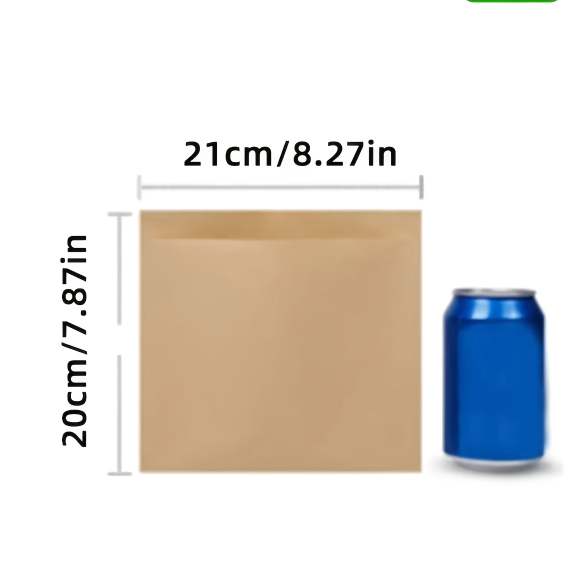 TEMU 20pcs Paper Self-sealing Bags With Customizable Patterns And Text, Self- Patterns Or Text, Stylish Paper Bags With Small Insert Cards For