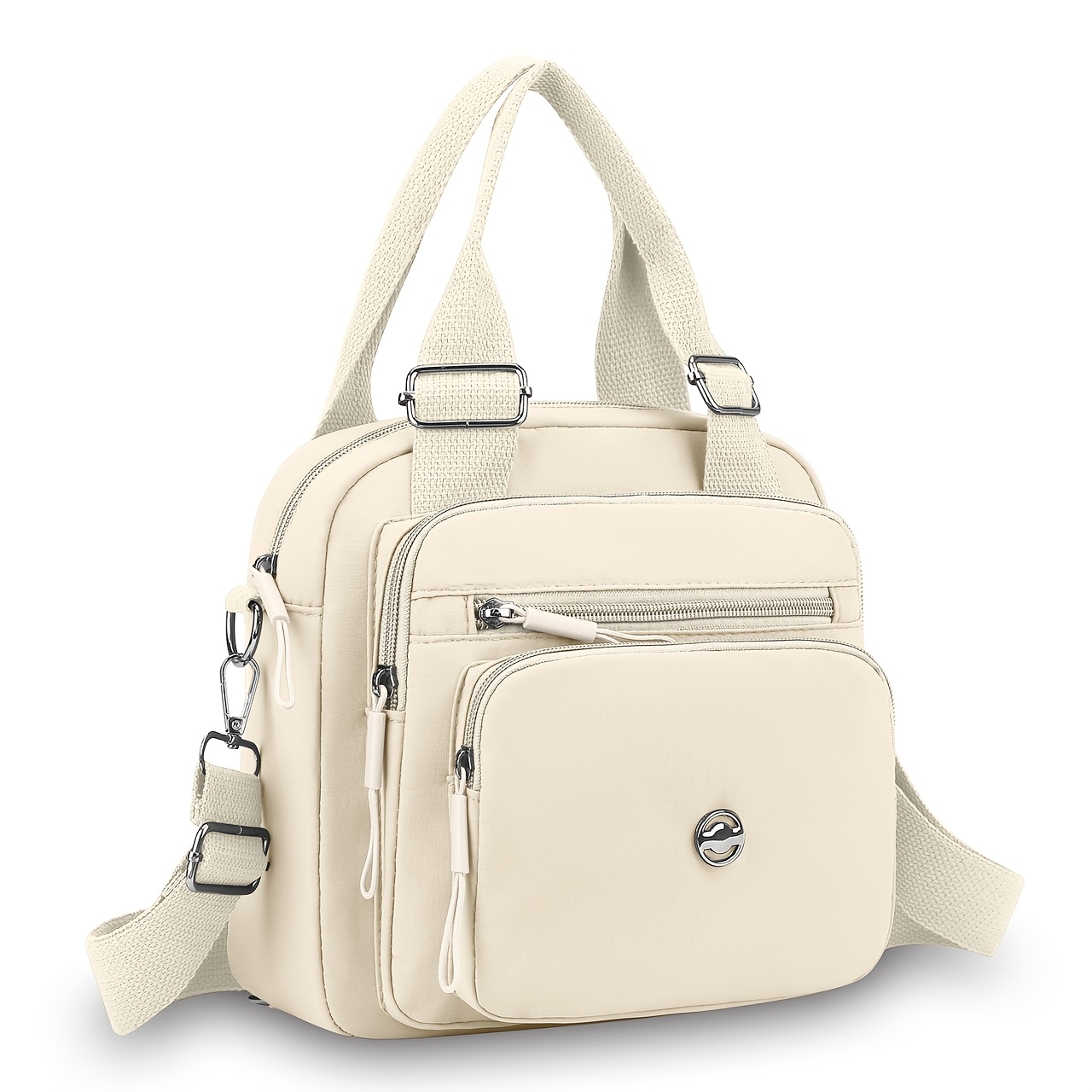 TEMU Women' Shoulder Bag, Small Handbag, Convertible Backpack, Adjustable Strap, Multifunctional Use, Handheld Design, Easy Design Mom Bag, Suitable