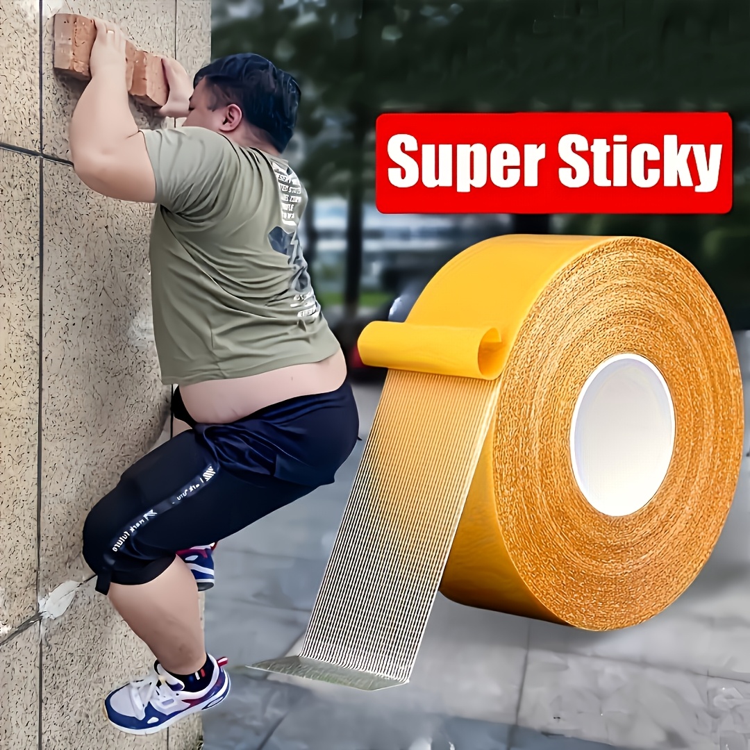 

3pcs Super Strong Double-sided Tape-non-marking, High , Suitable For Walls, Carpets And Handicrafts