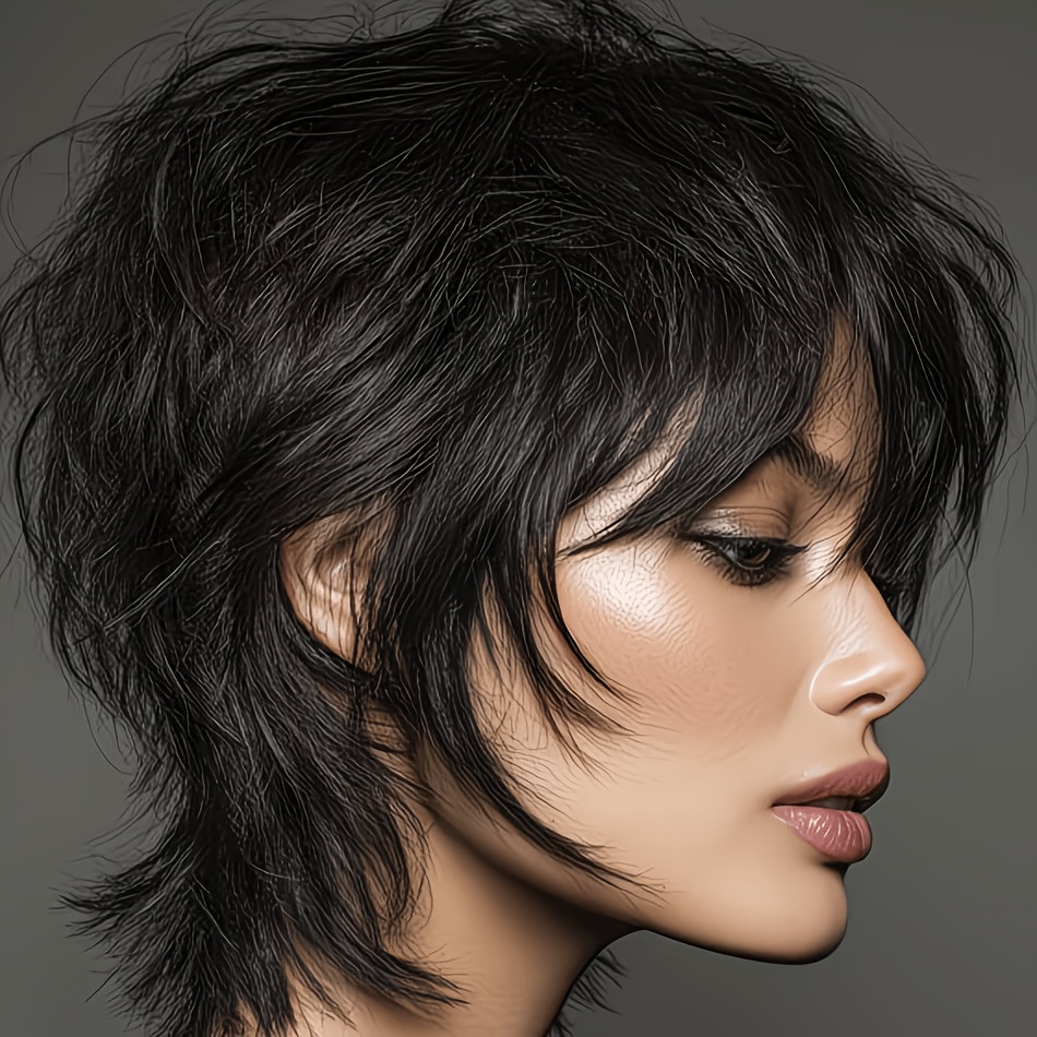Women Natural Hair Wig Suitable Short