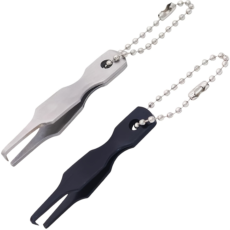 Hqzoomee 1/2pcs Split Ring Pliers Pro - Effortless Lure Attachment Tool With Precision Mini Tweezers, Durable Stainless Steel Split Ring Opener, Ideal For Quick Fishing Rigging