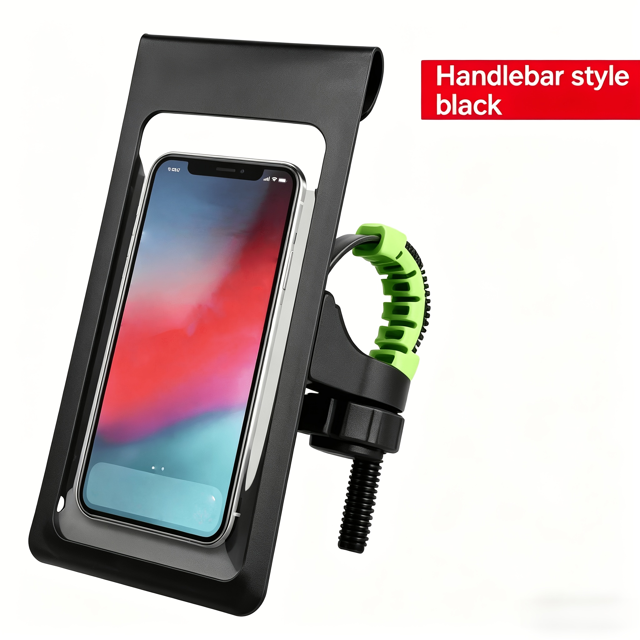 TEMU Universal Motorcycle Scooter Bicycle Phone Holder, 360Â° Ball Head Rotatable Adjustable, Lock Anti-shake Anti-vibration, Heavy Upgrade Model,