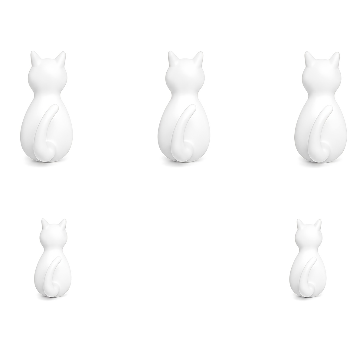 TEMU 5pcs/8pcs Cartoon Cat Hooks, No-drill Adhesive Hooks, Kitchen Bathroom Hooks, Seamless Storage Hooks, Auxiliary Hooks, Home Organization