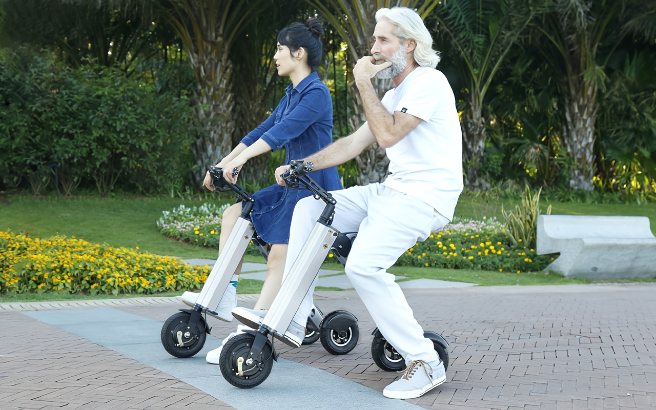 compact   for   3 wheeled mobility scooter featuring a seat and reverse function 10 inch air tires lightweight vehicle for   Product details 4