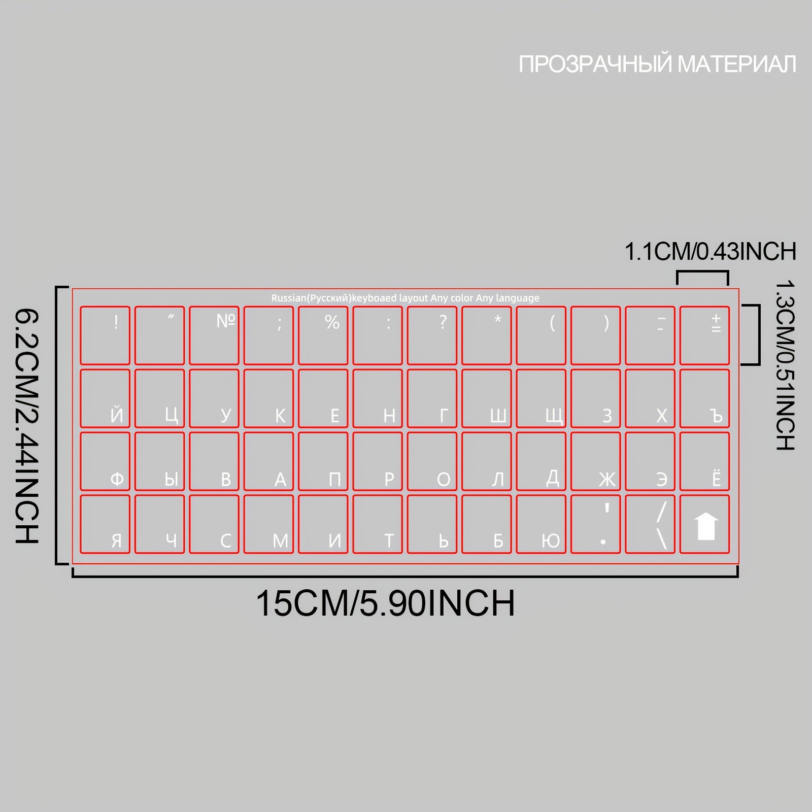 Image of Keyboard Stickers, Letter Keyboard Decals, Laptop Keyboard Stickers, Transparent/colorful Letter Replacement Stickers, Keyboard Decals For Laptops And Desktop Keyboards