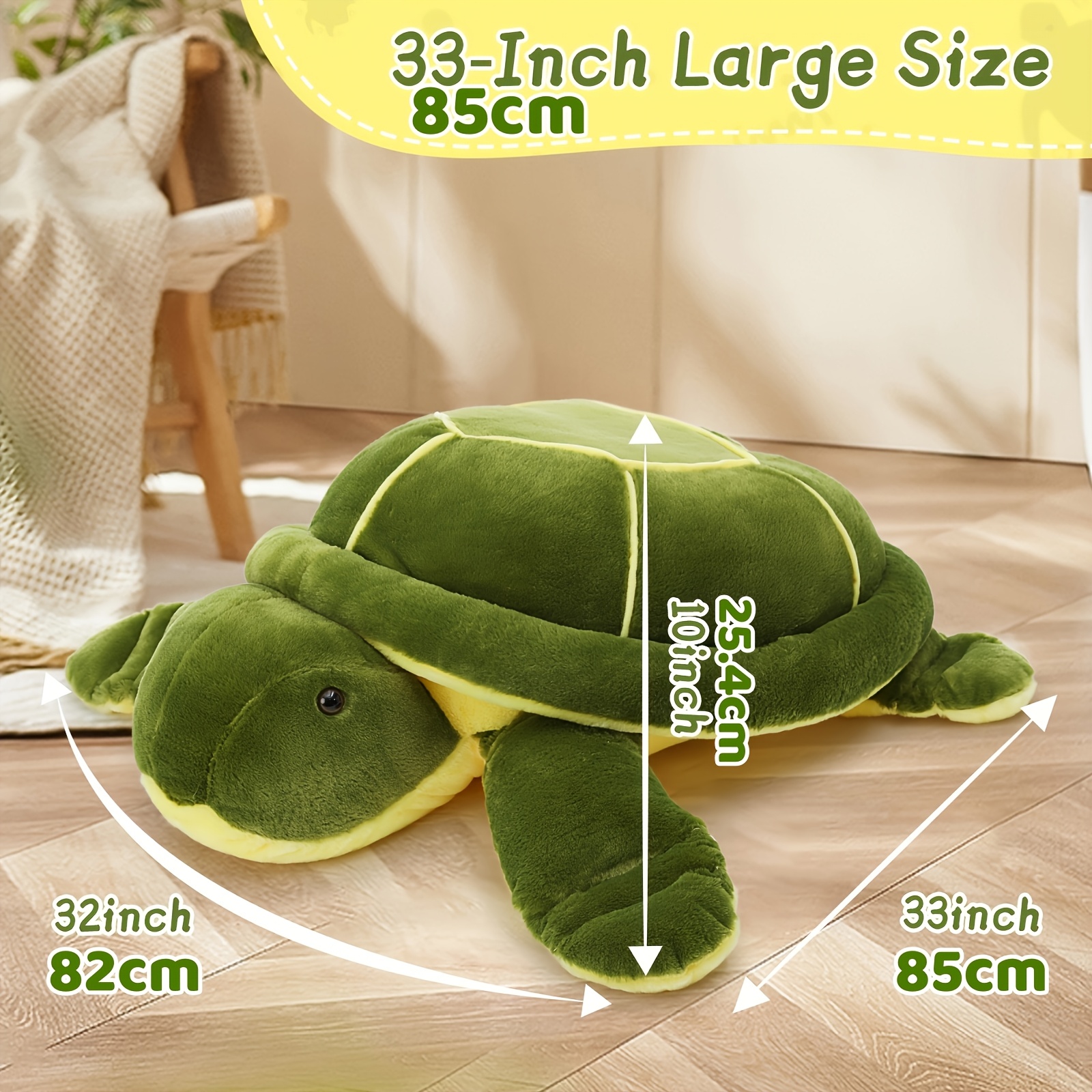 giant 33 plush toy soft pp realistic Temu