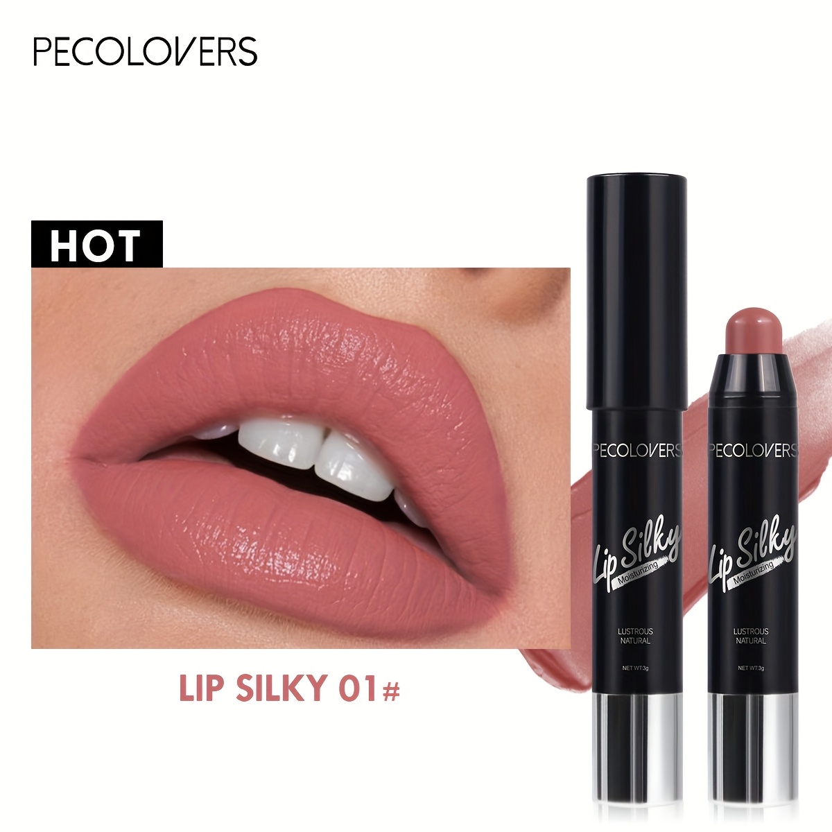 Image of Lipstick Beauty Lip Gloss Tinted Balm 24 Hours Waterproof Matte Cup Lip Glaze Lips Liner Pencil Woman Cosmetics