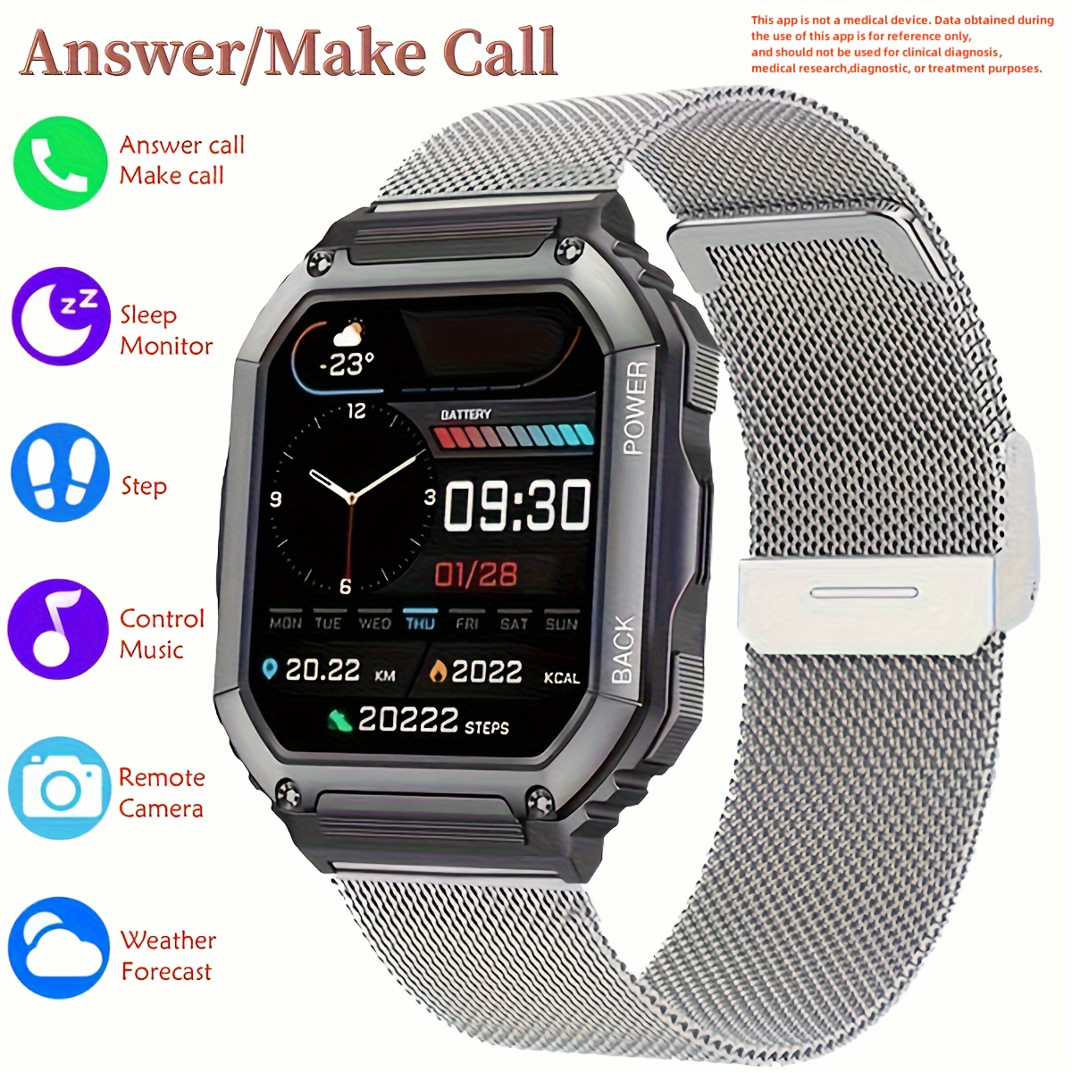 Android smartwatch 2024 with calling