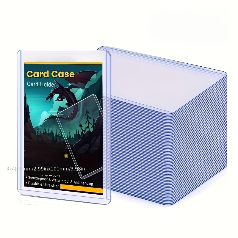 hard cover sleeves for cards Amazon.com: 200 Pcs Card Sleeves Hard Plastic Card Sleeves 3 x 4 Inch  Baseball Cards Protective Card Holder for Sports Cards Game Card Trading  Card Sports Card : Toys & Games main image 1
