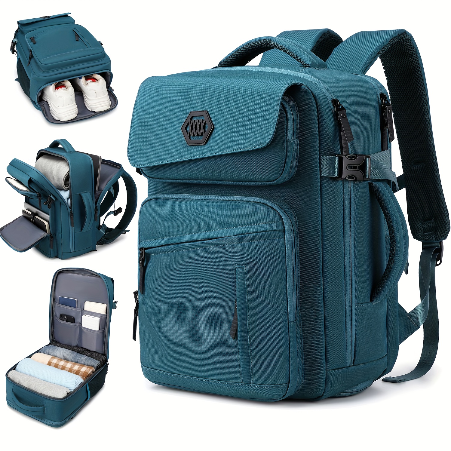 15.6 laptop backpack men blue Slim for Work Bag Inch Office Black Backpack Lightweight nylon 049 quality metal Simply Portable™ Lite Backpack 16”