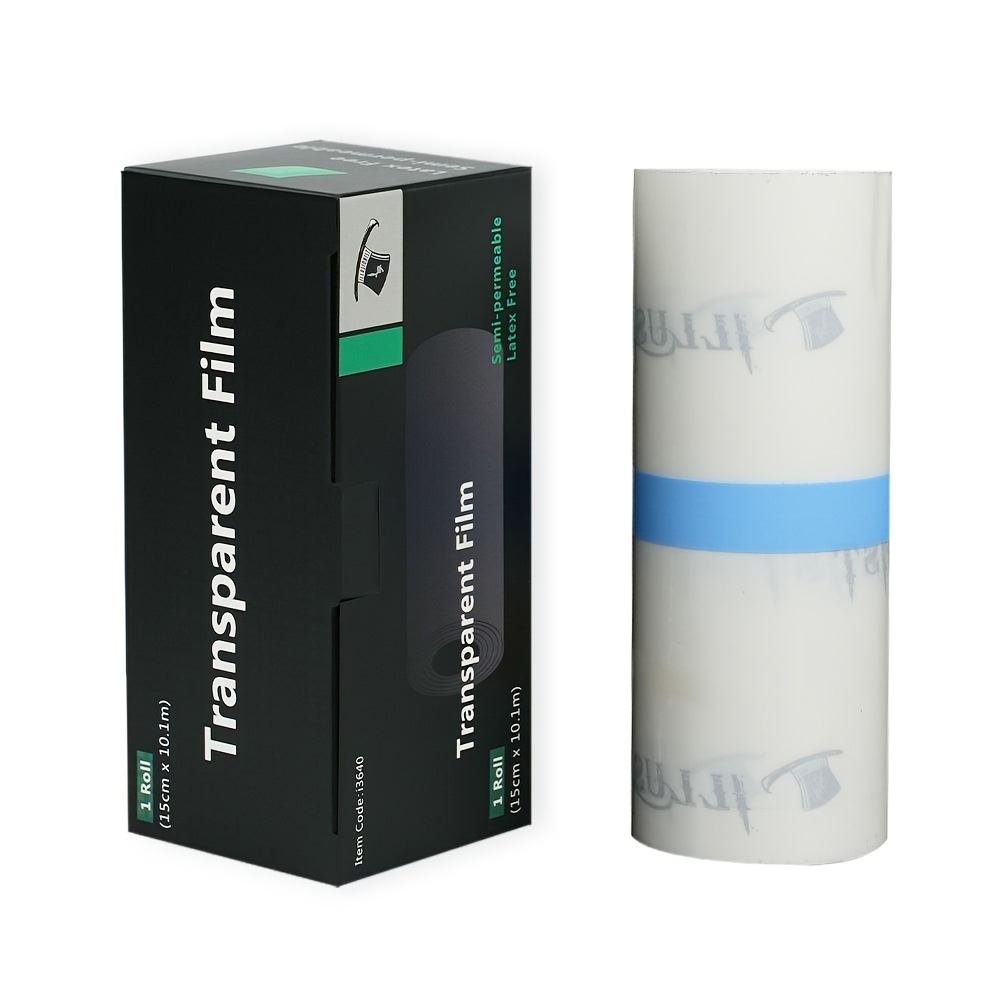 TEMU 1 Roll Tattoo Protective Film, 15cm X 1010cm, Unscented, No Electricity Needed, Fade & Damage Prevention, For Artists & Beginners, Tools &