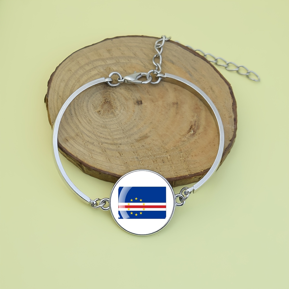TEMU Bracelet 1 pièce drapeau du , réglable, bijou de mode pour femme, à , cadeau pour elle, accessoire tendance, pièce