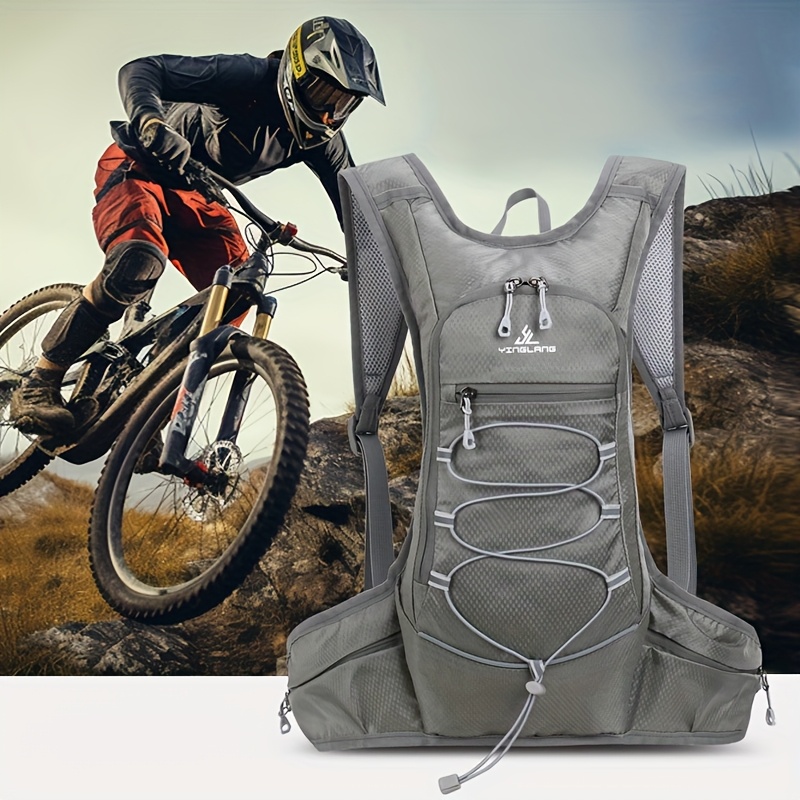 Outplea Hydration Backpack With 2L Water Bladder, Comfortable Mesh Running Vest For Women & Men, Ultralight Multipocket Running Hydration Vest For Hiking Cycling Climbing, Orange - View #5