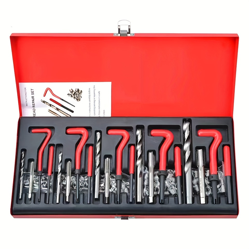 

131- Thread Kit M5 M6 M8 M10 M12 - Tool Set Inserts, , And Installation For Engine And