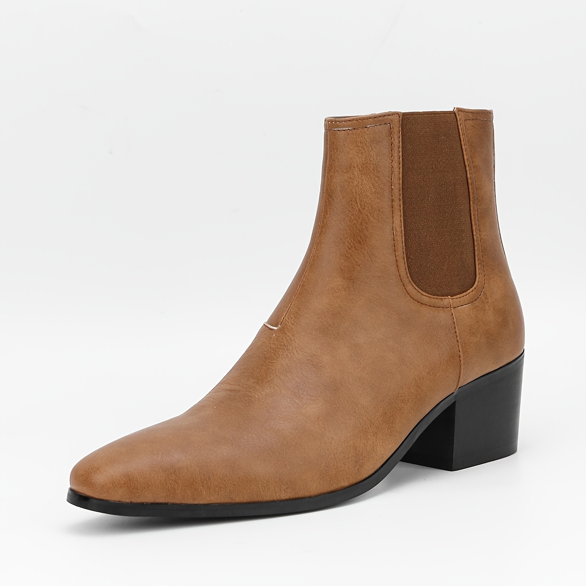 HOT Asos Mens High Heel Chelsea Boots Mens High Heel Solid