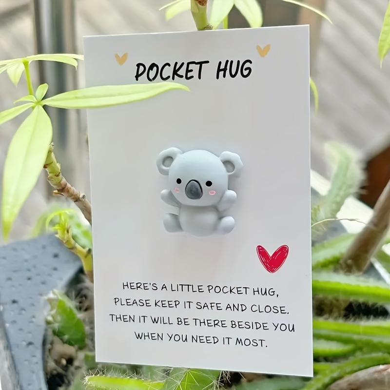 

Koala Pocket Hug: Personalized Abs Resin Charm For Birthdays, Parties, Weddings & More